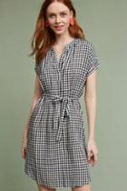 Velvet By Graham & Spencer Belted Gingham Tunic Dress