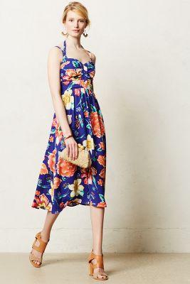Anthropologie Annona Midi Dress
