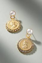 Elizabeth Cole Coin Drop Earrings