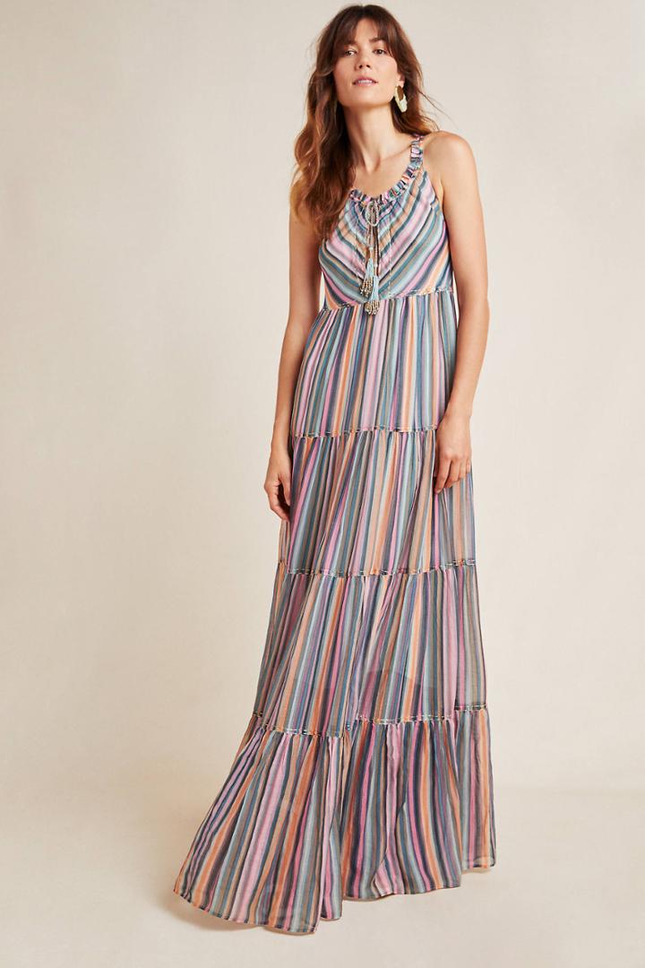 Love Sam Winnie Halter Maxi Dress