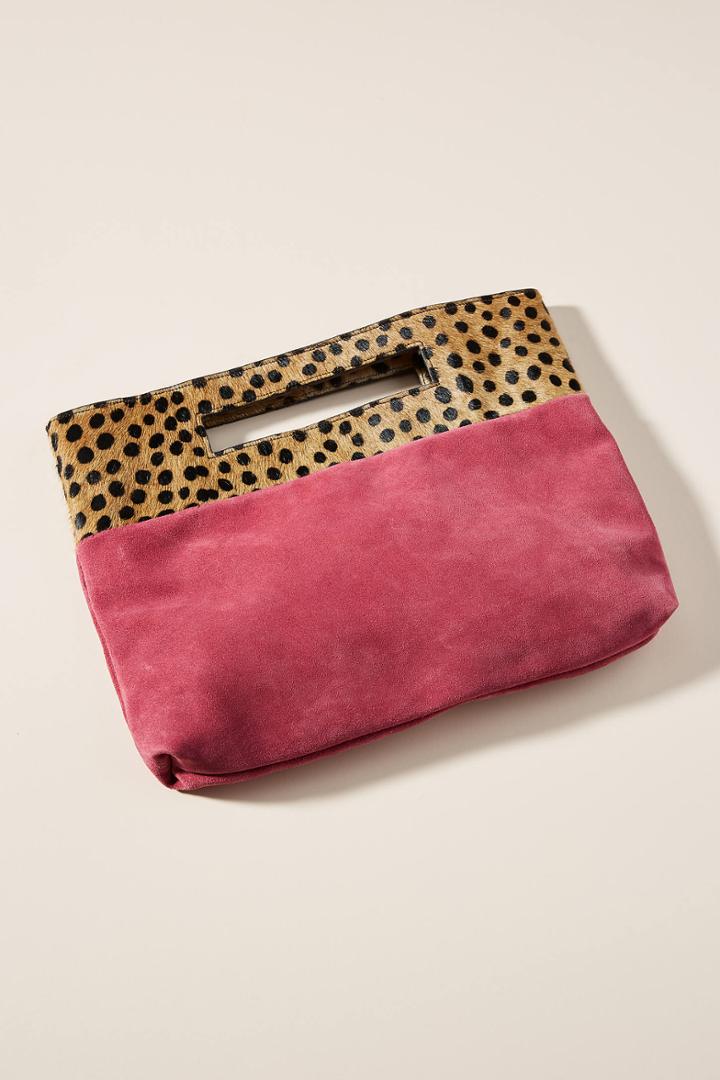 Anthropologie Tara Textured Clutch