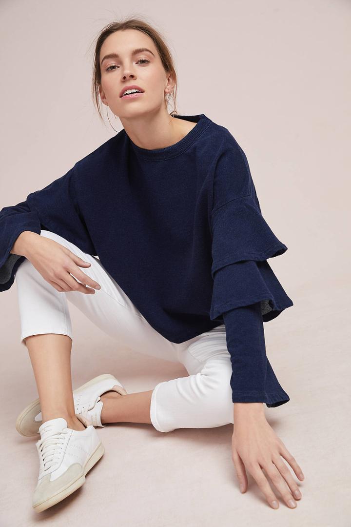 Ag Jeans Ag Ruffled Sweatshirt