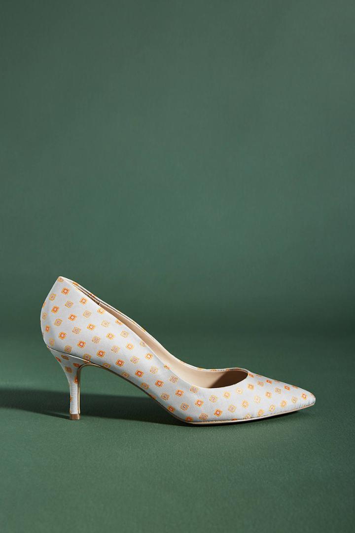 Charles David Addie Polka-dotted Heels