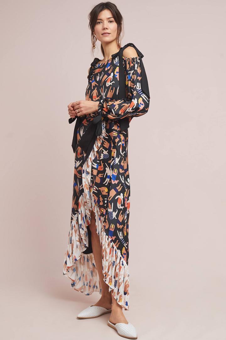 Azulu Swimmers Maxi Wrap Skirt