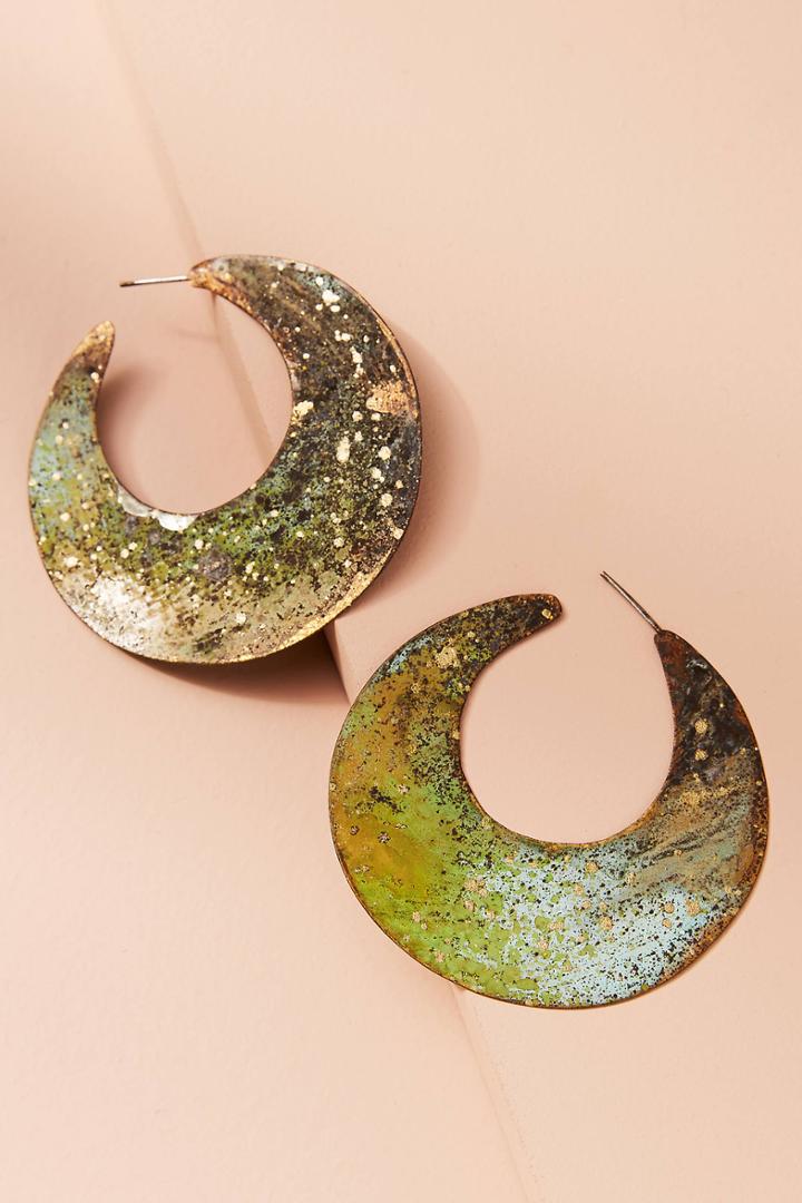 Sibilia Waning Moon Hoop Earrings