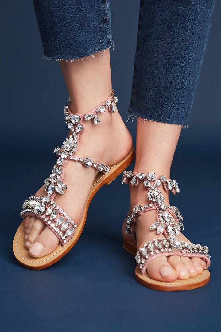 Mystique Gemstone Gladiator Sandals