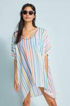 Naudic Striped Cover-up Tunic