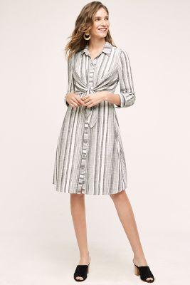 Hd In Paris Tie-waist Shirtdress