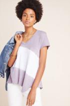 Left Of Center Livia Tie-dyed V-neck Tee