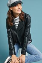 Michael Stars Convertible Leather Moto Jacket