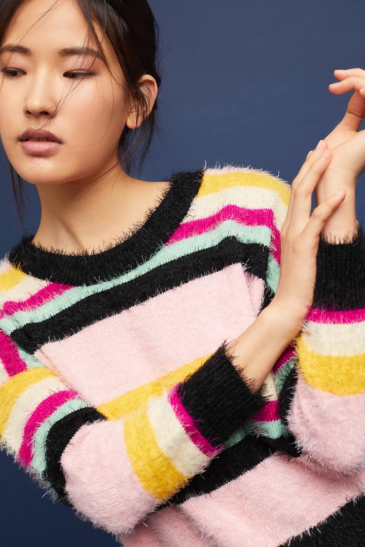Moth Rosalie Striped Pullover