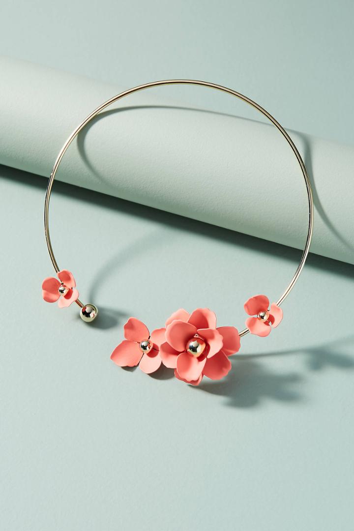 Anthropologie Dahlia Collar Necklace