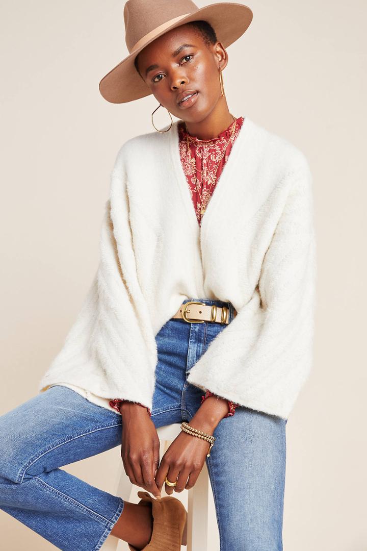 Anthropologie Tyler Cropped Cardigan