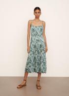 Vince Painted Floral Camisole Dress