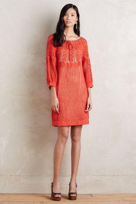 Korovilas Coral Crochet Dress