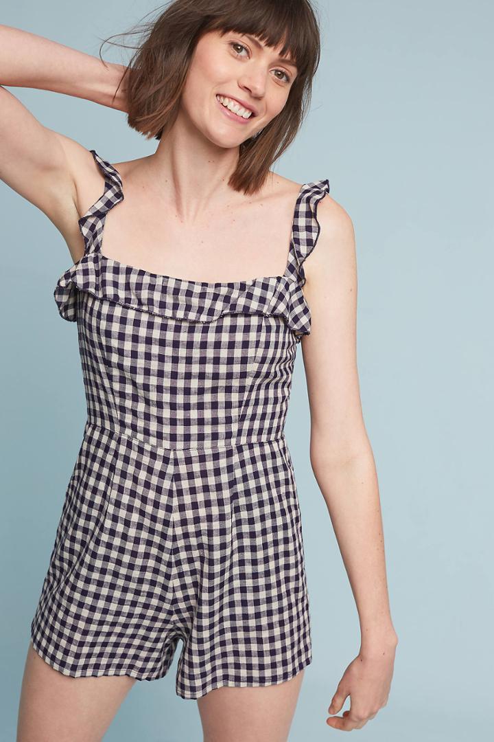 Capulet Gingham Romper