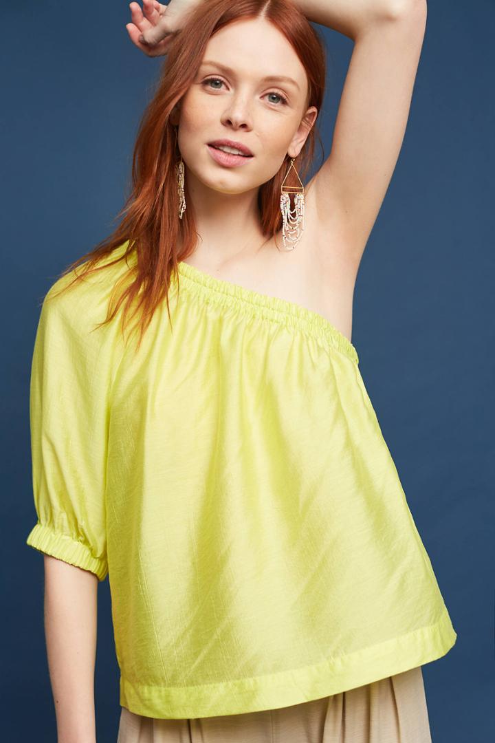 Maeve Leonie One-shoulder Top