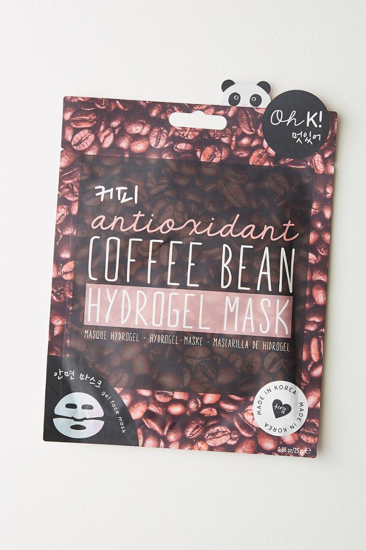 Anthropologie Oh K! Antioxidant Coffee Bean Hydrogel Mask