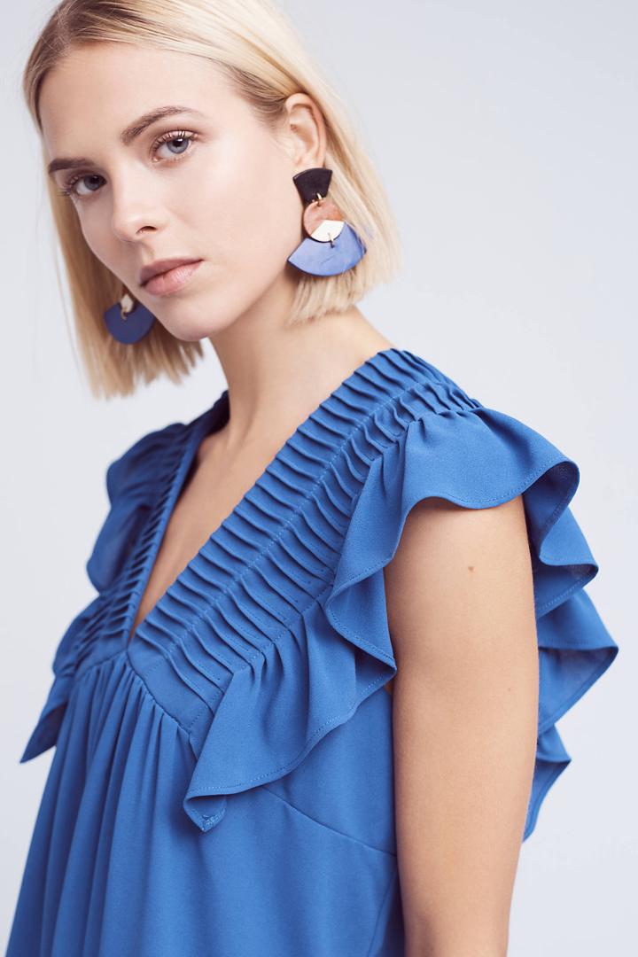 Maeve Winged Deep-v Blouse