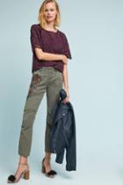Anthropologie Embroidered Wanderer Utility Pants