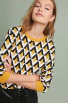 Lili Sidonio X Molly Bracken Geometric Intarsia Pullover