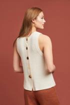 Moth Buttoned Sweater Tank