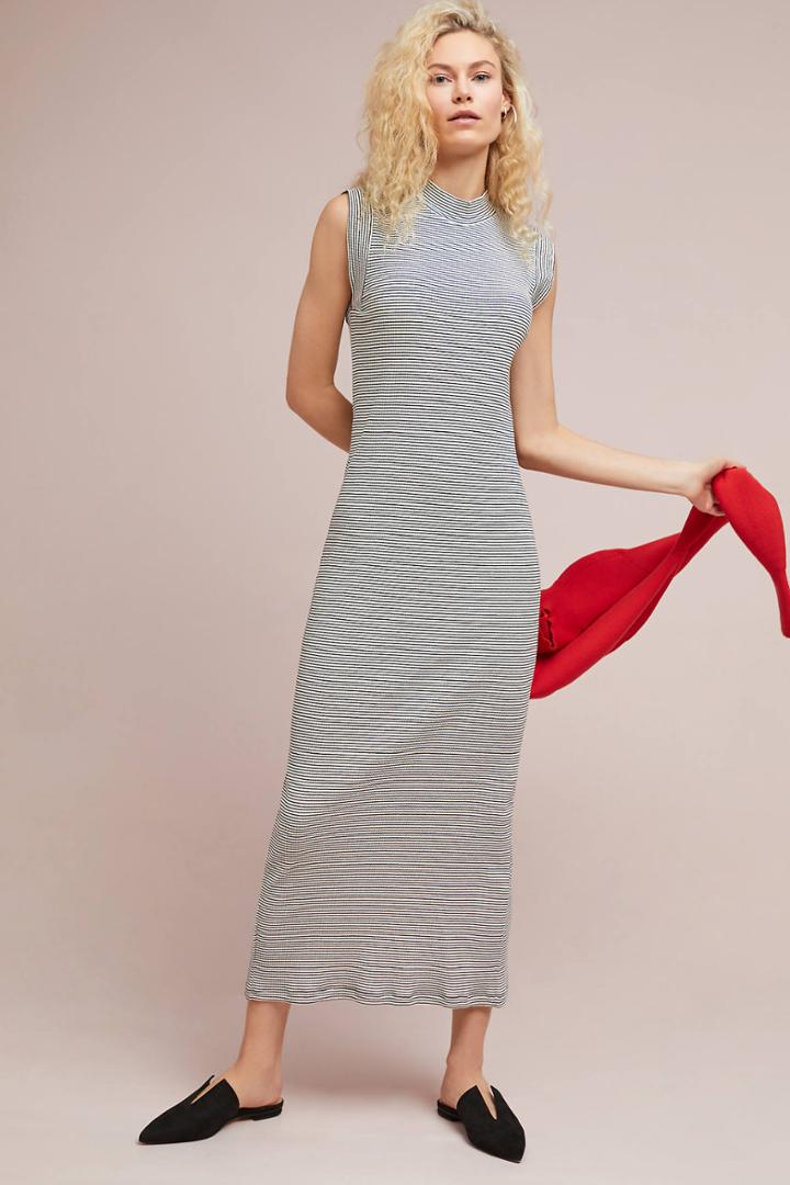 Just Female Dawn Mock-neck Maxi Dress