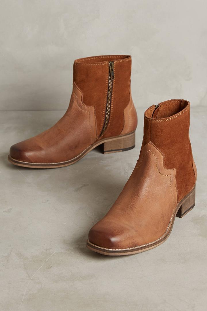 Anthropologie Bt Square Toe Western