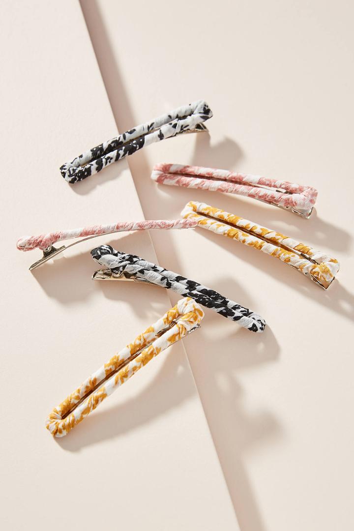 Anthropologie Zinnia Hair Clip Set