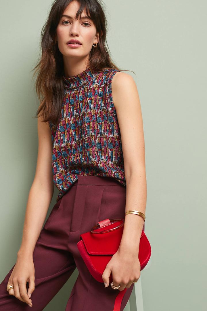 Akemi + Kin Petra Mock Neck Top