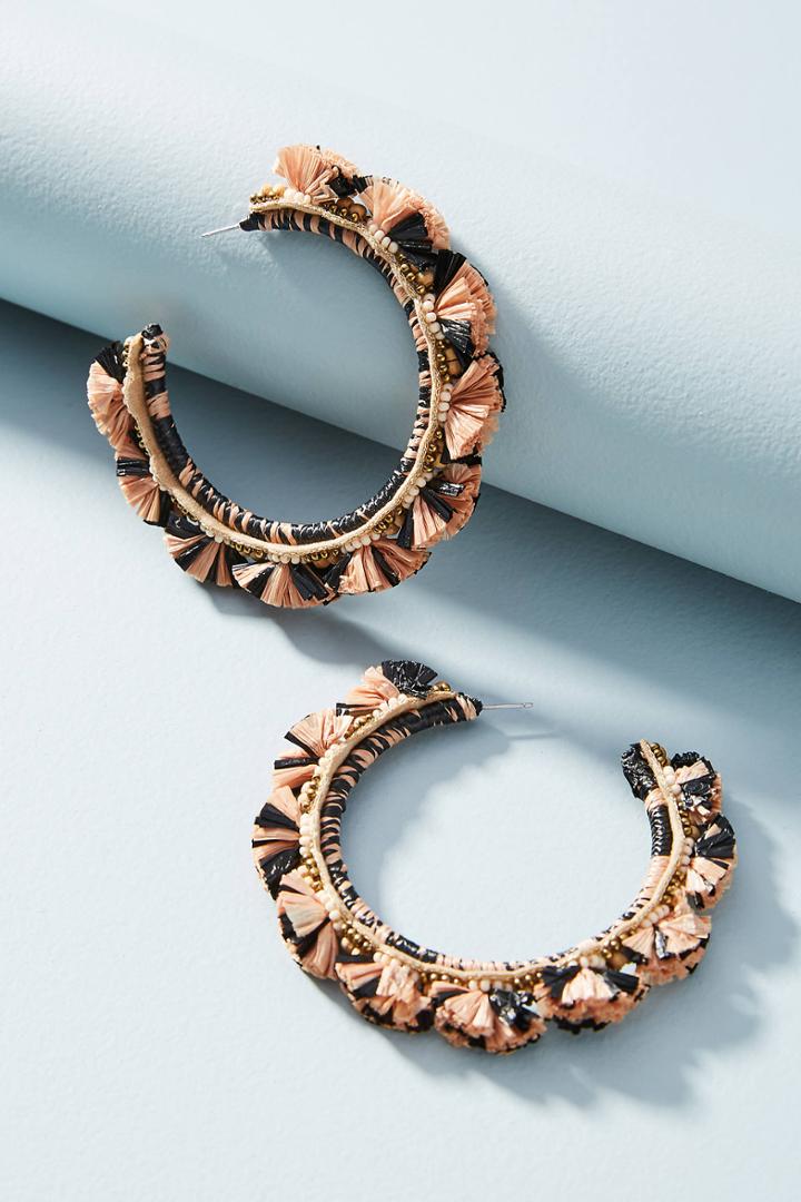 Deepa Duster Hoop Earrings