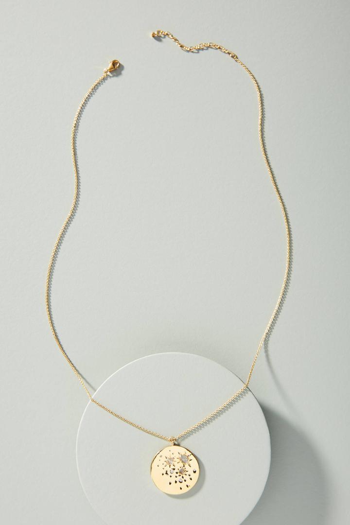 Anthropologie Celestial Coin Necklace