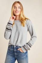 Junie Lessie Fringe-sleeved Sweatshirt