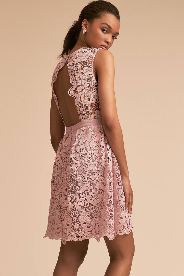 Anthropologie Rosaline Wedding Guest Dress