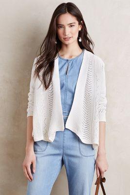 Rosie Neira Nansen Pointelle Cardigan