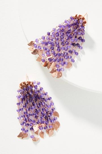 Deepa Sethi Beaded Waterfall Drop Earrings