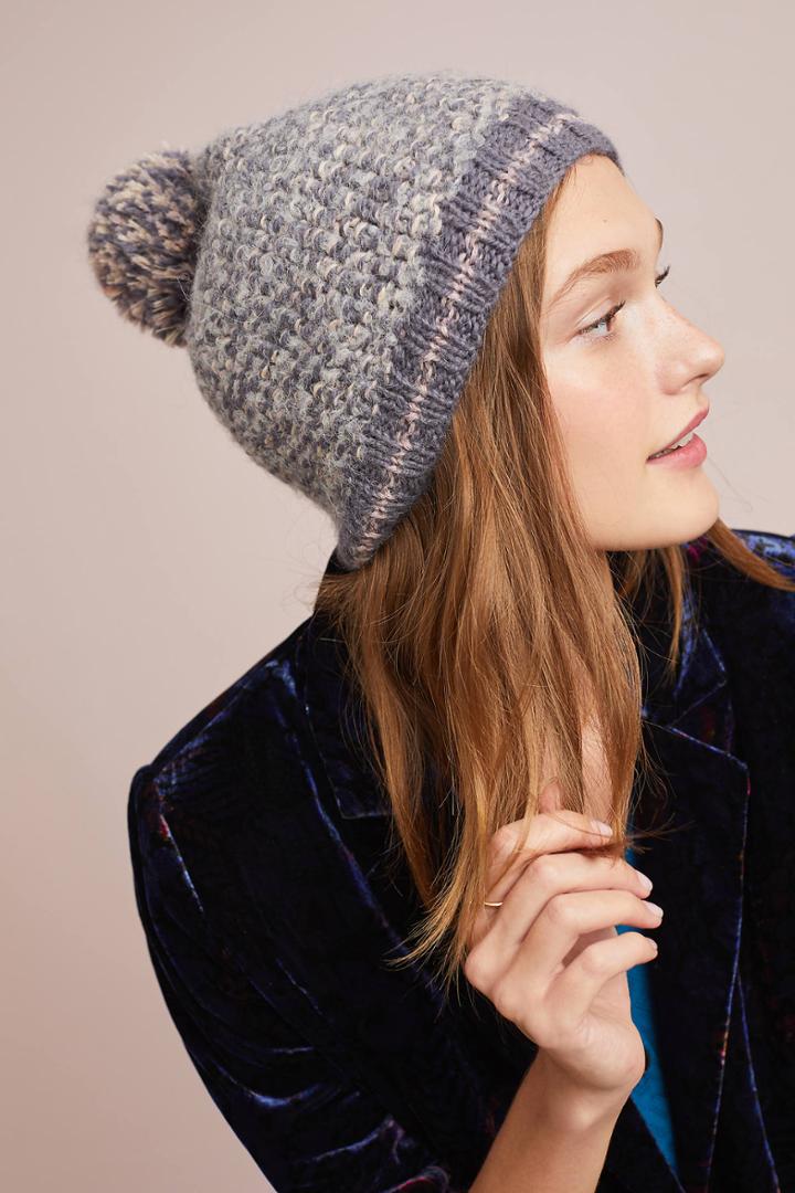 Emilime Dusk Pommed Beanie