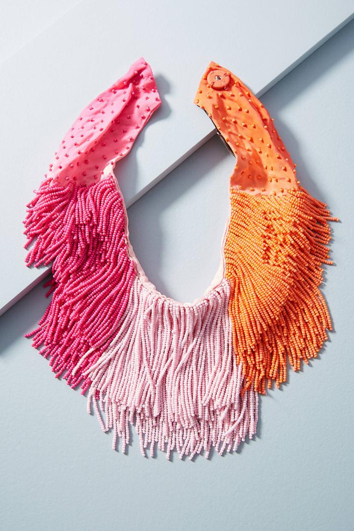 Mignonne Gavigan Marcel Fringed Scarf Necklace