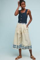 Endless Rose Kimpton Embroidered Wide-leg Pants