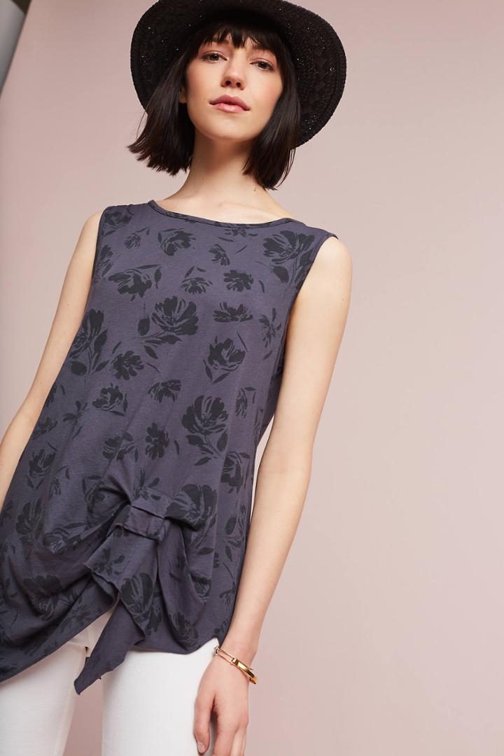 T.la Gathered Pleat Tank