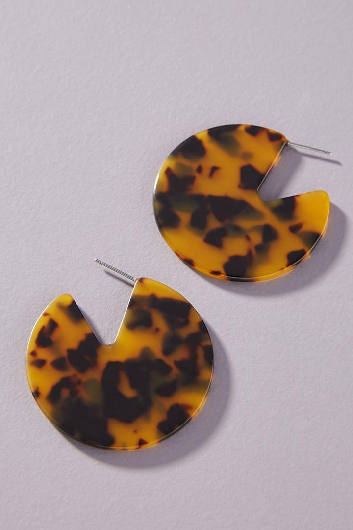 Anthropologie Parker Hoop Earrings
