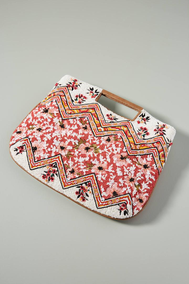 Anthropologie Louisa Beaded Clutch