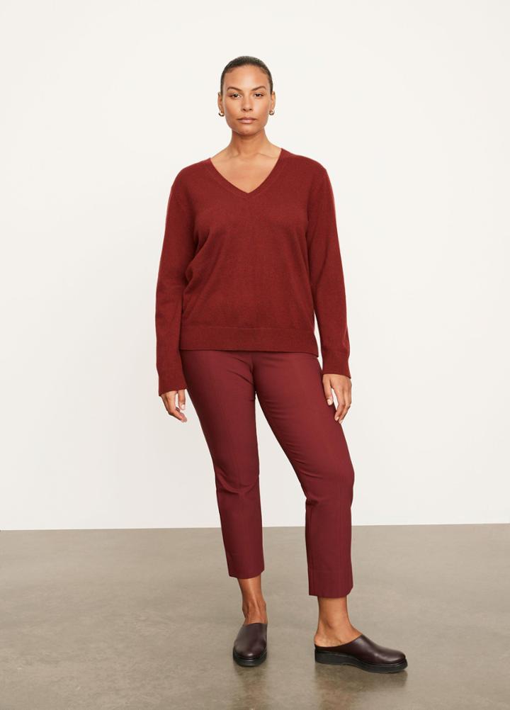 Vince Cashmere Weekend V-neck Sweater