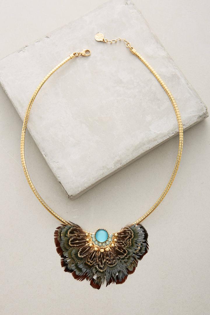 Gas Bijoux Plumed Collar Necklace