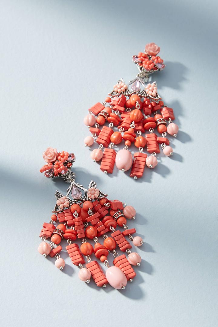 Anthropologie Lionel Firework Drop Earrings
