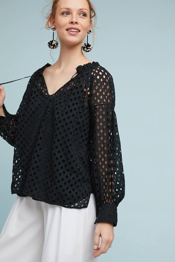 Ne Quittez Pas Arielle Lace Blouse