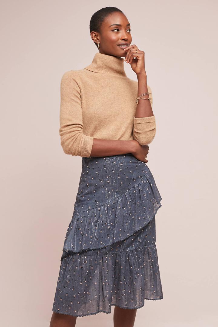 Dolan Left Coast Riley Ruffled Skirt