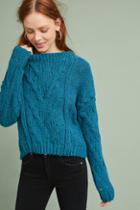 Moth Tralee Cabled Chenille Pullover