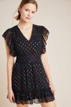 Ali & Jay Kara Dotted Metallic Mini Dress