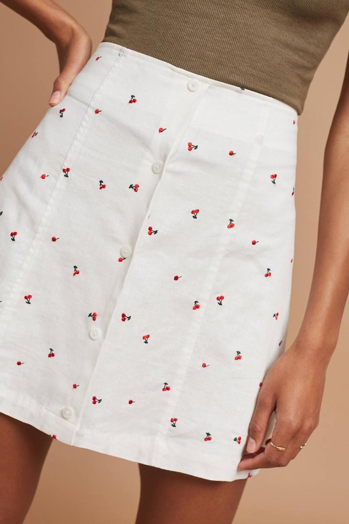 Capulet August Printed Mini Skirt